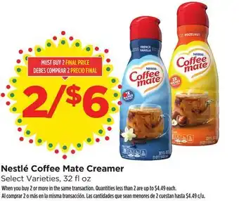 Food 4 Less Nestlé Coffee Mate Creamer offer