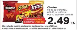 Food 4 Less Cheetos offer