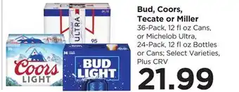 Food 4 Less Bud, Coors, Tecate or Miller offer