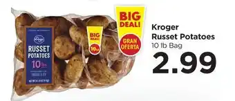 Food 4 Less Kroger Russet Potatoes offer