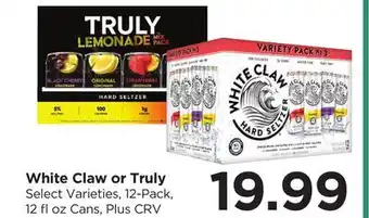 Food 4 Less White Claw or Truly offer