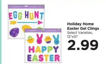 Food 4 Less Holiday Home Easter Gel Clings offer