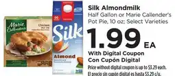 Food 4 Less Silk Almondmilk offer