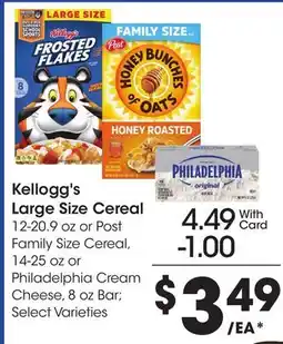 Ralphs Kellogg's Large Size Cereal offer