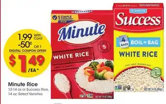 Ralphs Minute Rice offer