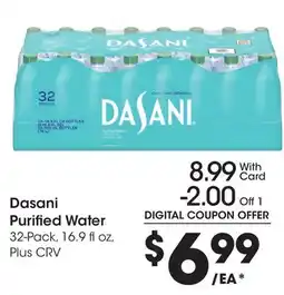 Ralphs Dasani Purified Water offer