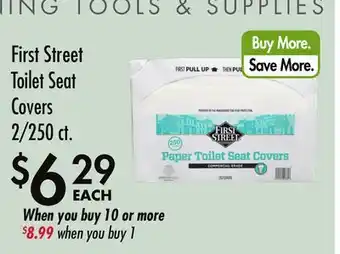 Smart & Final First Street Toilet Seat Covers offer