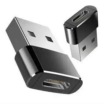 Walmart HMPEAIIY Charger C USB To C Power USB A Type Male Converter Female Adapter Plug offer