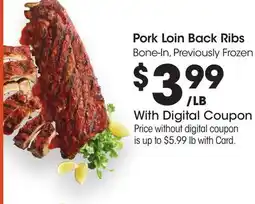 Ralphs Pork Loin Back Ribs offer