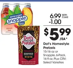 Ralphs Dot's Homestyle Pretzels offer