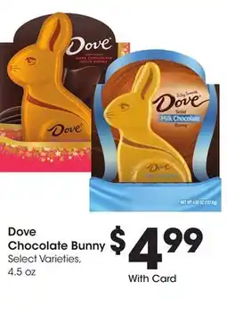 Ralphs Dove Chocolate Bunny offer