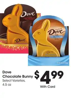 Ralphs Dove Chocolate Bunny offer