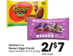 Ralphs Hershey's or Reese's Eggs Candy offer