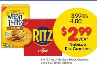 Ralphs Nabisco Ritz Crackers offer