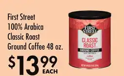 Smart & Final First Street 100% Arabica Classic Roast Ground Coffee offer