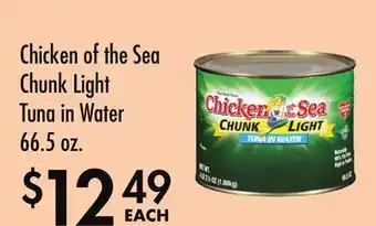 Smart & Final Chicken of the Sea Chunk Light Tuna in Water offer