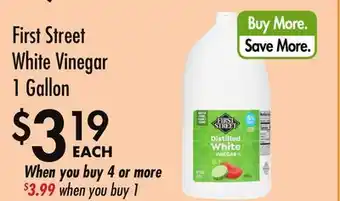 Smart & Final First Street White Vinegar offer