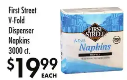 Smart & Final First Street V-Fold Dispenser Napkins offer