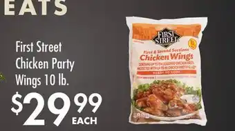 Smart & Final First Street Chicken Party Wings offer