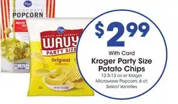 Ralphs Kroger Party Size Potato Chips offer