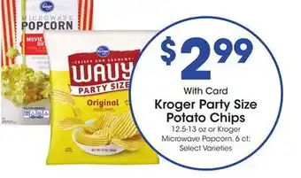 Ralphs Kroger Party Size Potato Chips offer