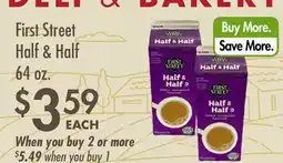 Smart & Final First Street Half & Half offer