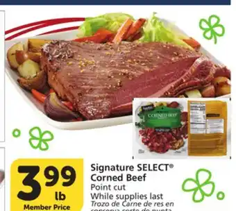 Vons Signature SELECT Corned Beef offer