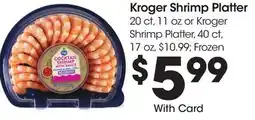 Ralphs Kroger Shrimp Platter offer