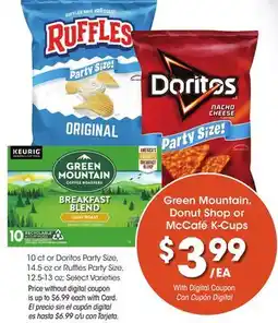 Ralphs Green Mountain, Donut Shop or McCafé K-Cups offer