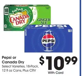 Ralphs Pepsi or Canada Dry offer