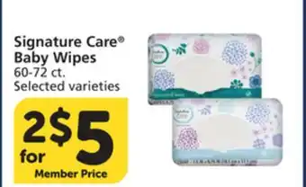 Vons Signature Care Baby Wipes offer