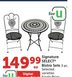 Vons Signature SELECT Bistro Sets offer