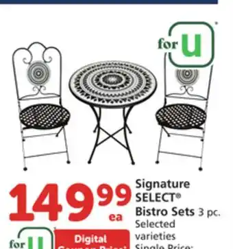 Vons Signature SELECT Bistro Sets offer