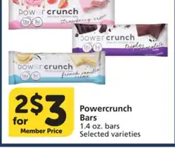 Vons Powercrunch Bars offer