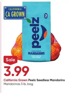 Stater Bros Peelz Seedless Mandarins offer