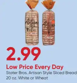 Stater Bros Stater Bros. Artisan Style Sliced Bread offer