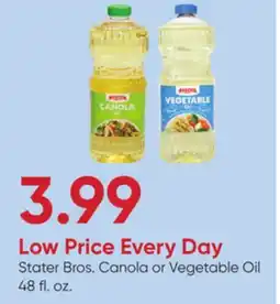 Stater Bros Stater Bros. Canola or Vegetable Oil offer