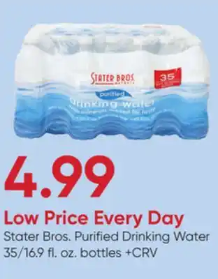 Stater Bros Stater Bros. Purified Drinking Water offer