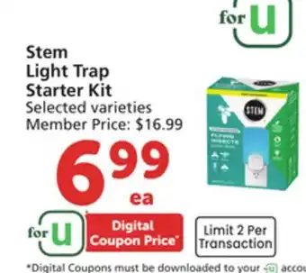 Vons Stem Light Trap Starter Kit offer