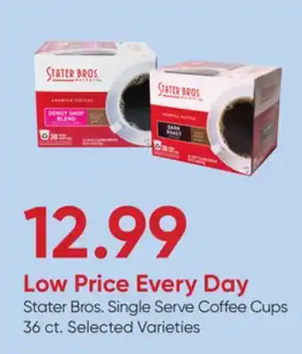 Stater Bros Stater Bros. Single Serve Coffee Cups offer