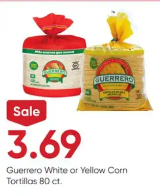 Stater Bros Guerrero White or Yellow Corn Tortillas offer