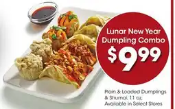 Ralphs Lunar New Year Dumpling Combo offer