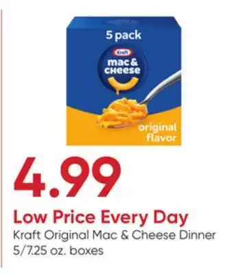 Stater Bros Kraft Original Mac & Cheese Dinner offer