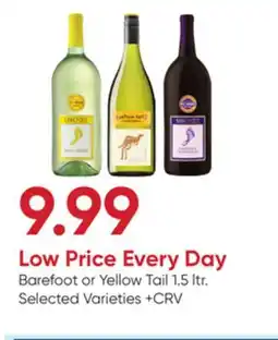 Stater Bros Barefoot or Yellow Tail offer