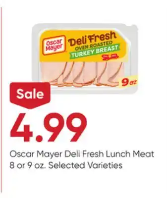 Stater Bros Oscar Mayer Deli Fresh Lunch Meat offer