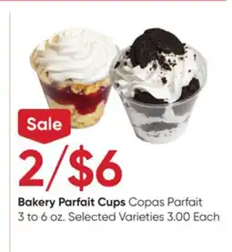 Stater Bros Parfait Cups Copas Parfait offer