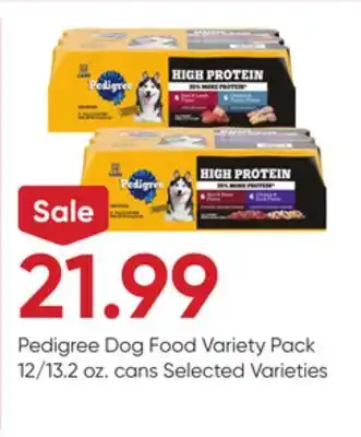 Stater Bros Pedigree Dog Food Variety Pack offer