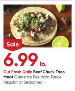 Stater Bros Cut Fresh Daily Beef Chuck Taco Meat offer