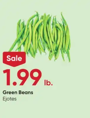 Stater Bros Green Beans offer