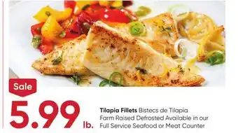 Stater Bros Tilapia Fillets offer